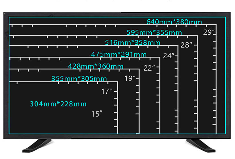 Xinyao LCD Brand led 17 23 12v dc tv manufacture