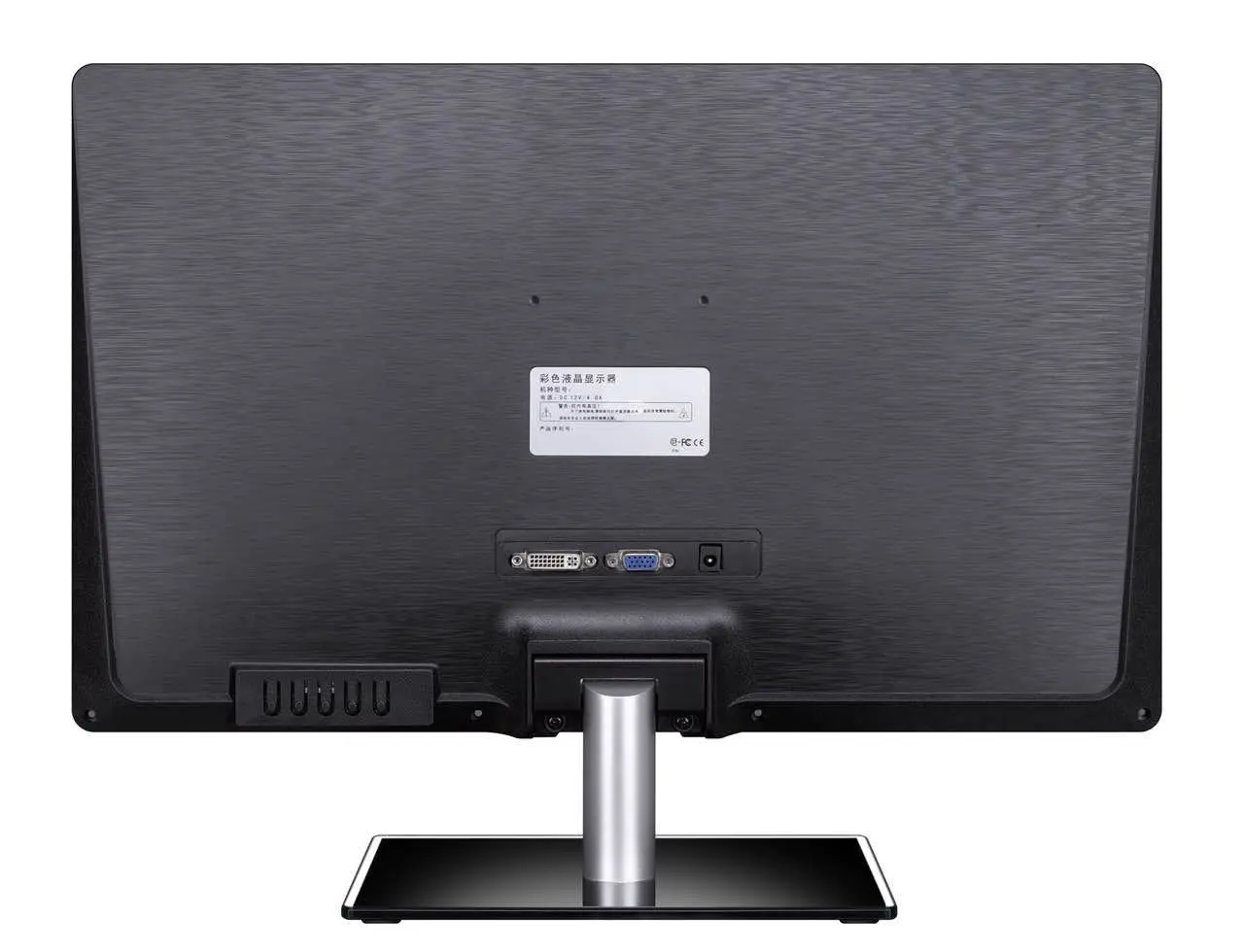 Cheap price black color AC 220V DC 12V DVI USB output lcd monitor 27