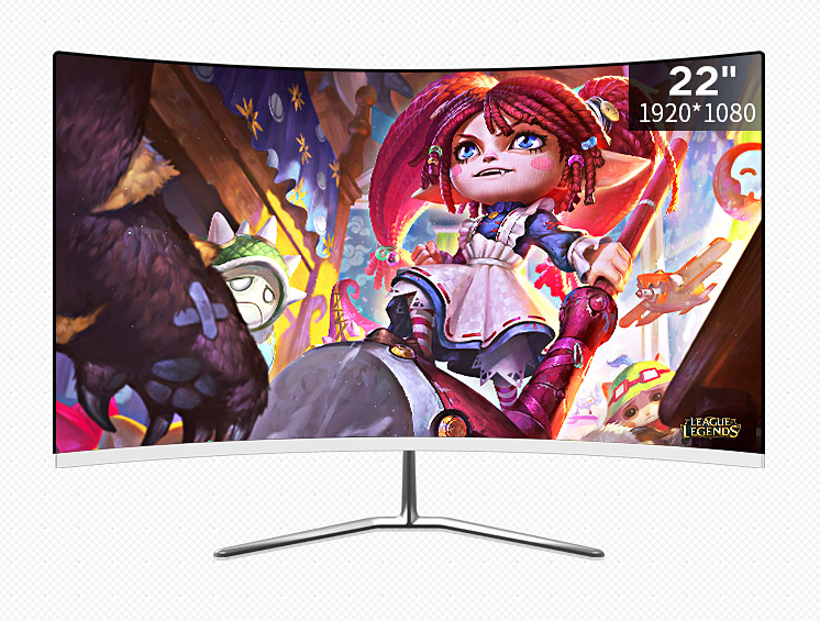 slim boarder 21.5 led monitor modern design for tv screen-1